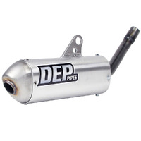 DEP Silver 2-Stroke MX Silencer for 1994-1995 Yamaha YZ125 