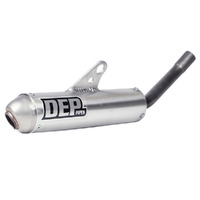 DEP Silver 2-Stroke MX Silencer for 1996-2001 Yamaha YZ125 