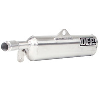 DEP Silver 2-Stroke MX Silencer for 1986-1987 Yamaha YZ250 