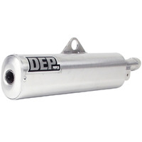 DEP Silver 2-Stroke MX Silencer for 1989 Yamaha YZ250 