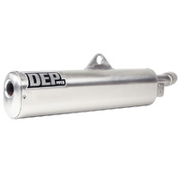 DEP Silver 2-Stroke MX Silencer for 1990 Yamaha YZ250 