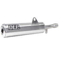 DEP Silver 2-Stroke MX Silencer for 1981 Yamaha YZ465 