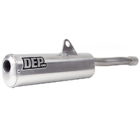 DEP Silver 2-Stroke MX Silencer for 1983 Yamaha YZ490 
