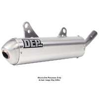 DEP Silver 2-Stroke MX Silencer for 1983 Yamaha YZ80 