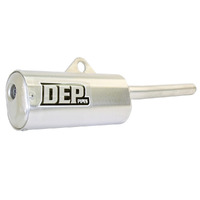 DEP Silver 2-Stroke MX Silencer for 1984 Yamaha YZ80 