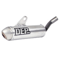 DEP Silver 2-Stroke MX Silencer for 1993-2018 Yamaha YZ80 