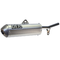 DEP Silver 2-Stroke Trail Silencer for 1989-2003 Yamaha DT125R 