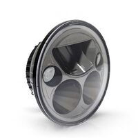 Denali M5 E-Marked Motorbike 5.75" Round LED Headlight - Black