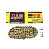 DID 428 Standard Non O-Ring Natural Drive Motorbike Chain - 136 Links 