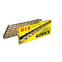 DID 428 VX X-Ring Motorbike Chain - 126 Links Gold