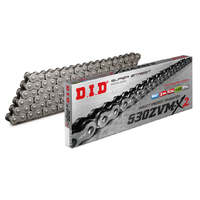 DID 530 ZVMX X-Ring Motorbike Chain - 118 links Steel