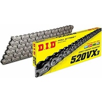 DID 520 VX3 X-Ring X-Ring Motorbike Chain - 120 links