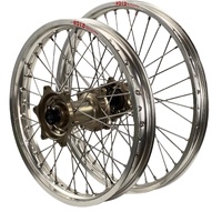 Envy/DID 21/19x2.15  Wheel Set for 1995-1999 Honda CR125R - Silver/Factory
