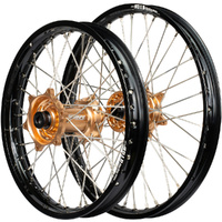 Envy/DID 21/19x2.15  Wheel Set for 2002-2007 Yamaha YZ250 - Black/Copper