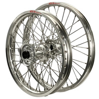 Envy/DID STX 21/18x2.15 Silver / Silver Wheel Set for 1996-2008 Honda XR400