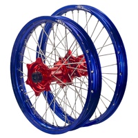 Envy/DID 21/19x2.15  Wheel Set for 2002-2007 Honda CR250R - Blue/Red