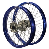 Envy/DID 21/18x2.15  Wheel Set for 2003-2012 Husaberg FC550 - Blue/Factory