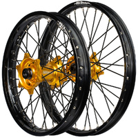 Envy/DID 21/18x2.15  Wheel Set for 2003-2012 Husaberg FC550 - Black/Gold