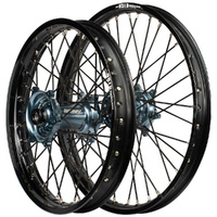 Envy/DID 21/18x2.15  Wheel Set for 2003-2012 Husaberg FE550E - Black/Titan