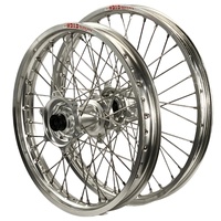 Envy/DID 21/18x2.15  Wheel Set for 2003-2012 Husaberg FC550 - Silver
