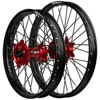 Envy/DID 21/18x2.15  Wheel Set for 2015-2025 Beta Xtrainer 300 2T  - Black/Red