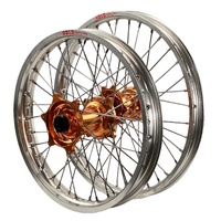 Envy/DID 21/18x2.15  Wheel Set for 2016-2022 Husqvarna FC350 - Silver/Copper