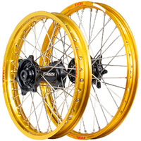 Envy/Excel 21/18x2.15 Gold / Black Wheel Set for 2000-2008 Honda XR650