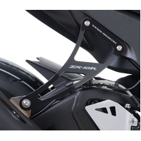 R&G Exhaust Hanger & Rear Footrest Blanking Plate Kit for 2011-2024 Kawasaki ZX-10R