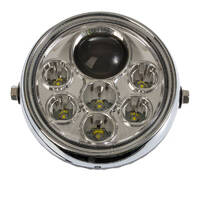 Complete 6-12V 5" Multi-Voltage LED Headlight