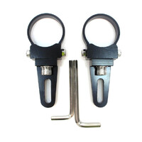 LED Light Bar Tube Mount Brackets 1.75" - Pair