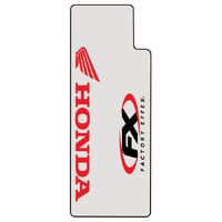 Factory Effex Stickers - Upper Fork Honda Clear with Red Honda Logo