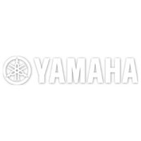 Factory Effex Stickers - Die Cut Sticker 36" Yamaha White