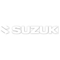Factory Effex Stickers - Die Cut Sticker 12" Suzuki White