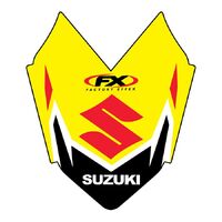 Factory Effex Stickers - Front Fender Suzuki RMZ250/450 08-10