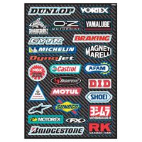 Factory Effex Stickers - OEM Sticker Sheet Sport Bike Sponsor