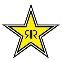 Factory Effex Stickers - Die Cut Sticker 12" Rockstar Logo