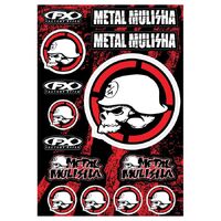 Factory Effex Stickers - OEM Sticker Sheet Metal Mulisha 2