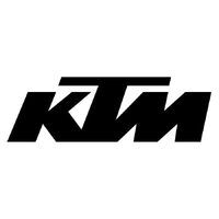 Factory Effex Stickers - Die Cut Sticker 12" KTM Black