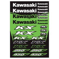 Factory Effex Stickers - OEM Sticker Sheet Kawasaki KX