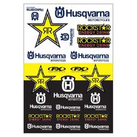 Factory Effex Stickers - OEM Sticker Sheet Husqvarna Racing