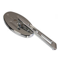 Oval Short Stem Motorbike Mirror for 2001-2010 Harley Davidson FXSTI Softail Standard