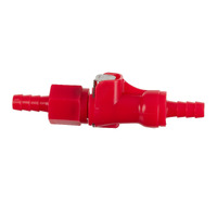 1/4" Quick Disconnect Fuel Hose - Red