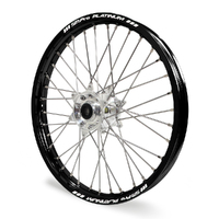 Honda Africa Twin CRF1000L Adv Black Platinum Rims / Silver Haan Hubs Front Wheel - Africa Twin CRF1000L 2015-On 21*1.85 