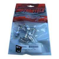 Japanese Sprocket Bolt/Nut Pack - 8 x 29mm