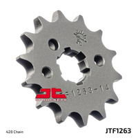 14t JT Front Steel Sprocket for 2005-2007 Yamaha XT125 