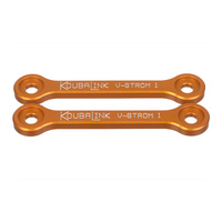 KoubaLink Lowering Link for 2004-2025 Suzuki DL650 V-Strom - 19mm Orange