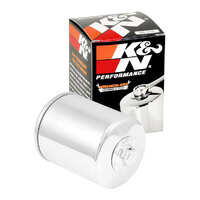 K&N Chrome Oil Filter for 2008-2012 Harley Davidson 1584 FLHRC Road King Classic