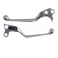 Silver Lever Pair for 1996-2020 Harley Davidson XLH1200C Sportster Custom