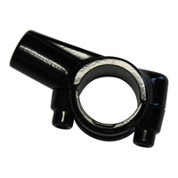 Whites Left Bracket 2-piece (Mirror Mount Only) - Black for 10mm mirrors