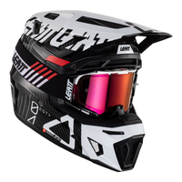 Leatt 9.5 V23 Carbon White MX Helmet & Goggles Kit